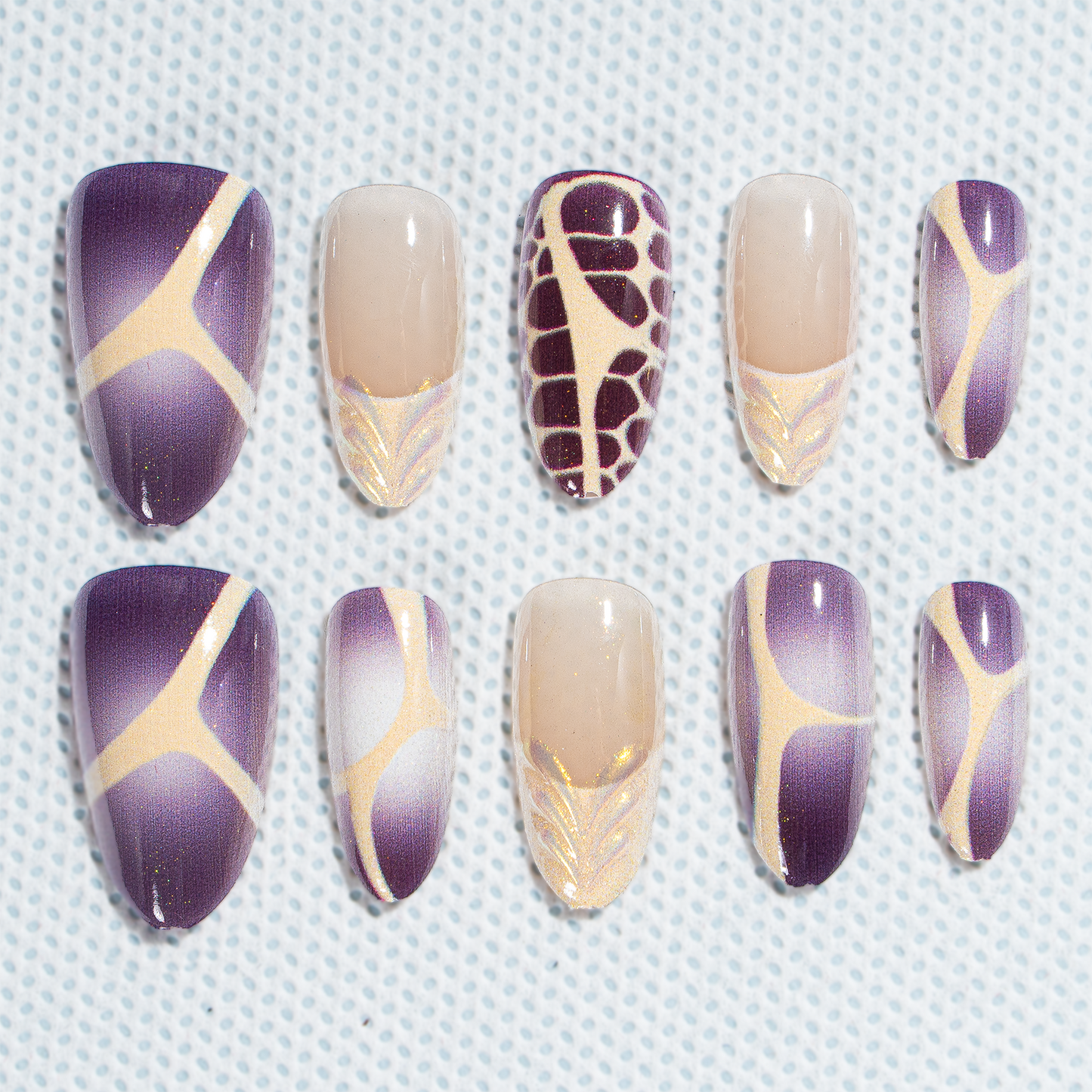 15 Sizes-30 Pcs 3D Press On nails tk3d06